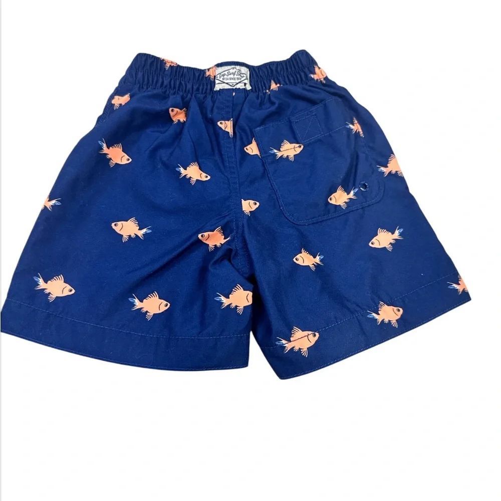 GAP Boys Swim Trunks Navy with Fish Size 2 Years Toddler NWOT